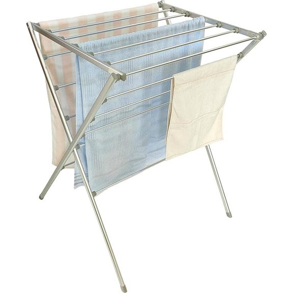 TOTES BABIES Foldable Aluminum Laundry Drying Rack