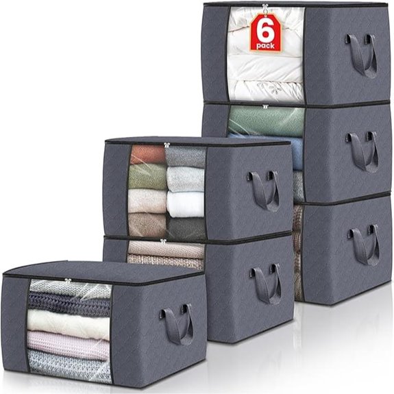 Fab Totes Foldable Storage Bags with Handles