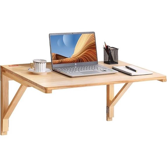 VEVOR Wall Mount Folding Table Drop Leaf Desk