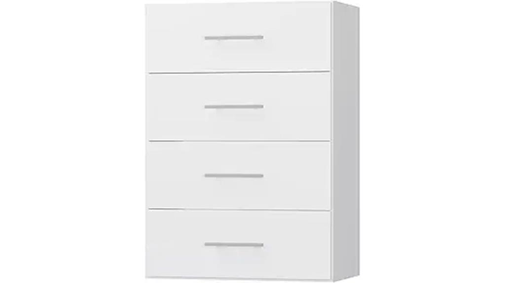 four drawer closet tower