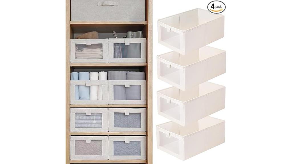 four pack linen organizers