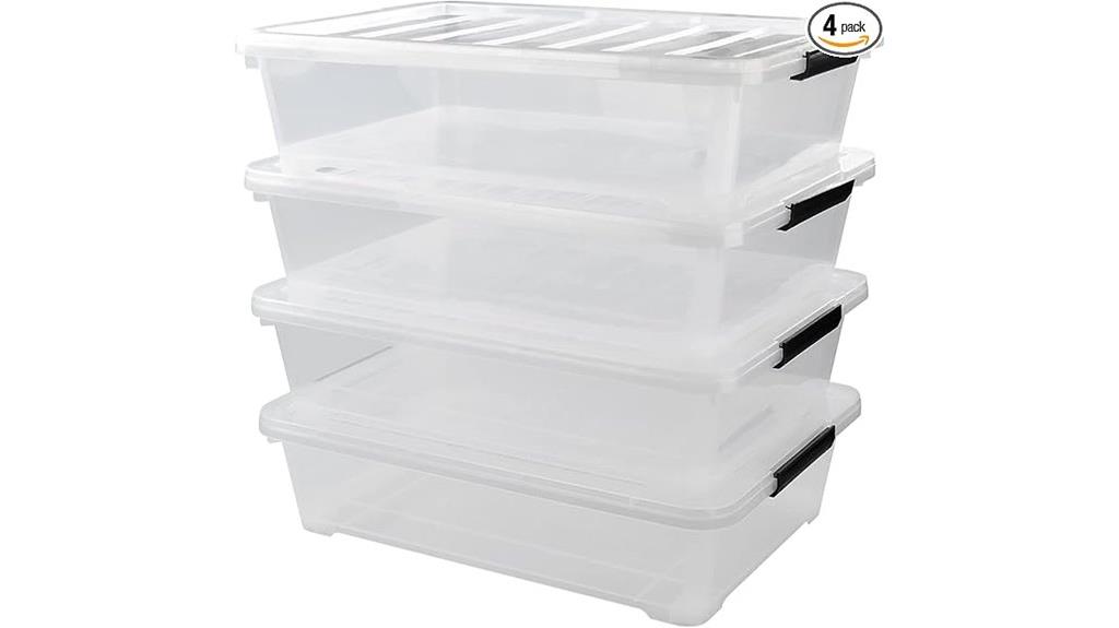four quart under bed storage
