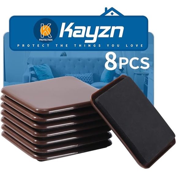 Furniture Sliders 8pcs for Moving and Surface Protection