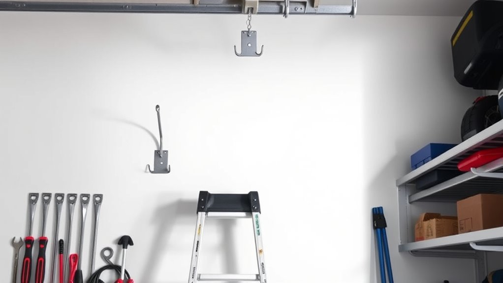 garage ladder hook considerations