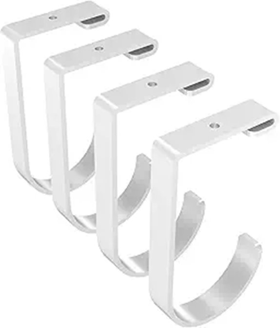 FLEXIMOUNTS 4 Pack Garage Storage Hooks