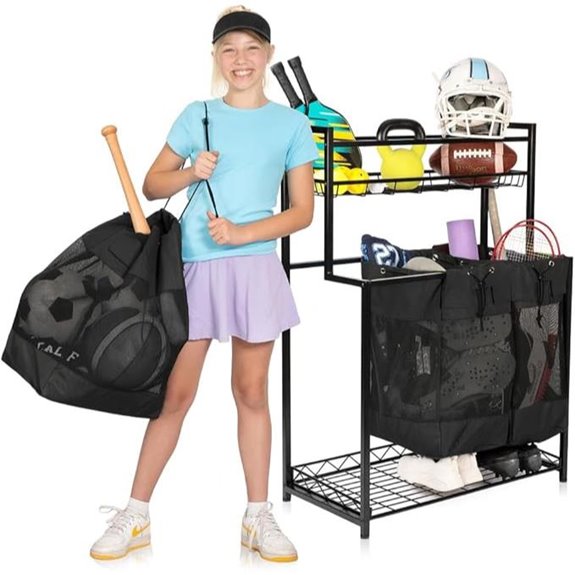 KASSELL Garage Sports Equipment Organizer and Storage