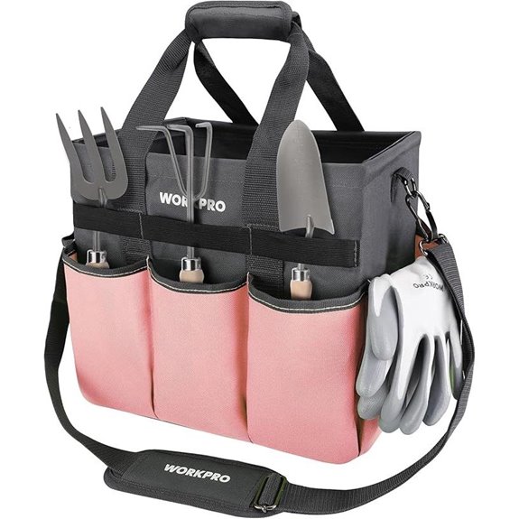 WORKPRO Garden Tool Bag with Pockets and Adjustable Strap