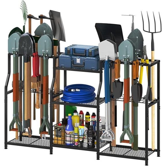 Keomaisyto Garden Tool Organizer with Hooks