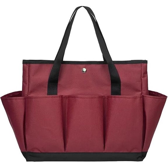 Garden Tool Tote with Pockets and Handles