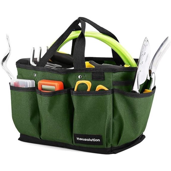 Housolution Gardening Tote Bag with Pockets