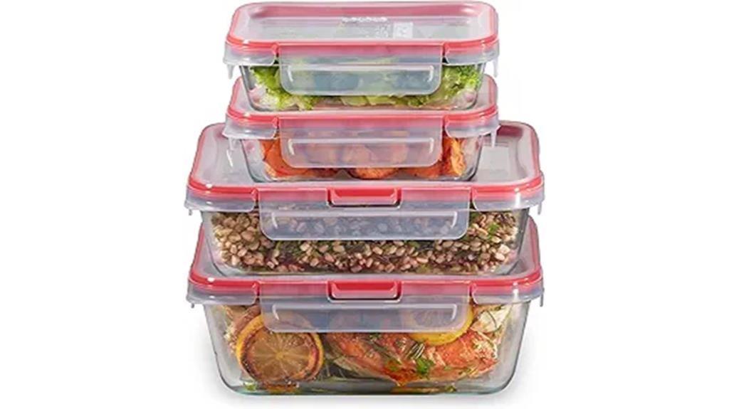 glass food storage set