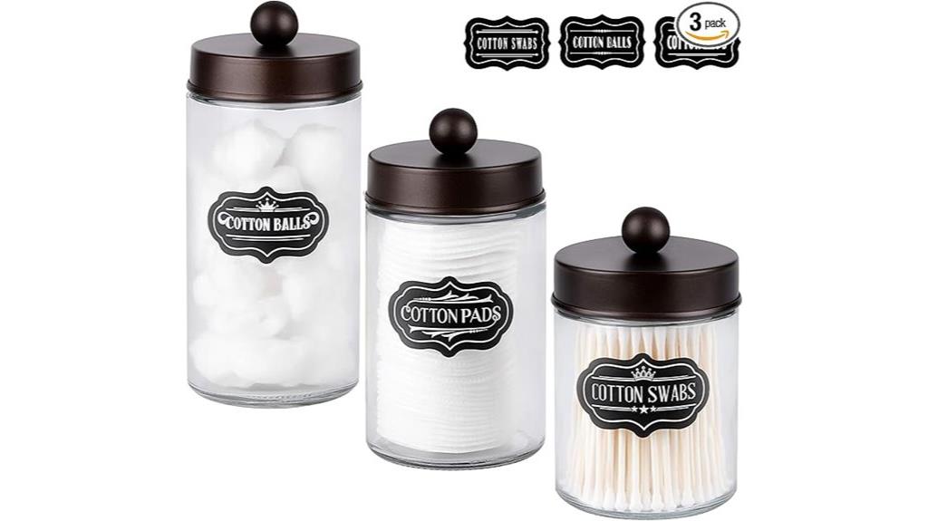 glass jars with stainless lids