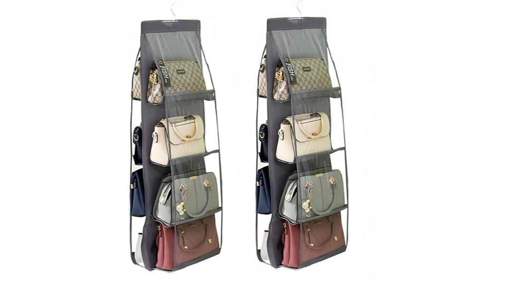 grey 8 pocket organizer