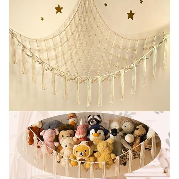 Stuffed Animal Storage Hammock Net Organizer