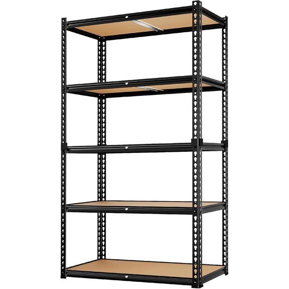 LEVELEVE 5-Tier Heavy Duty Storage Shelving Unit