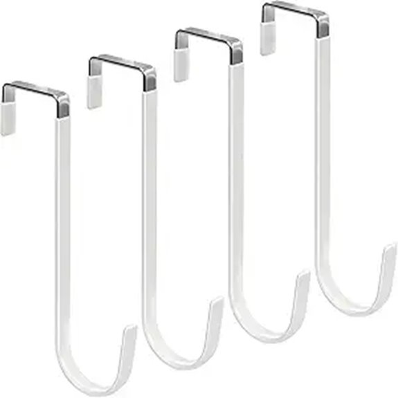 FYY Over-the-Door Hooks 4-Pack Heavy Duty Organizer