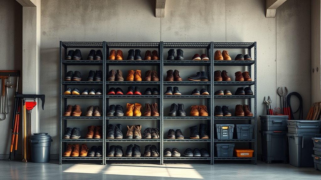 heavy duty durable adjustable space efficient