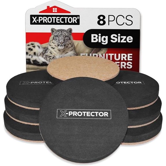 Heavy Duty Felt Furniture Sliders for Hardwood Floors