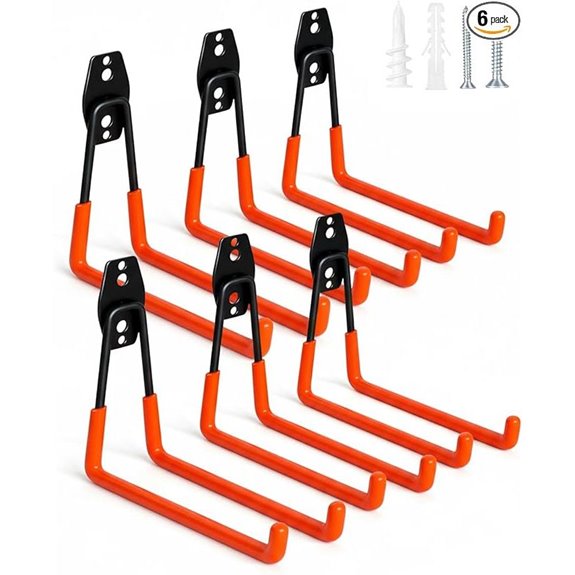 WMK 7.3 Heavy Duty Garage Hooks (6 Pack)