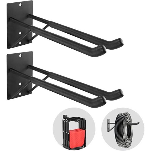 Heavy Duty Garage Hooks 2-Pack for Storage