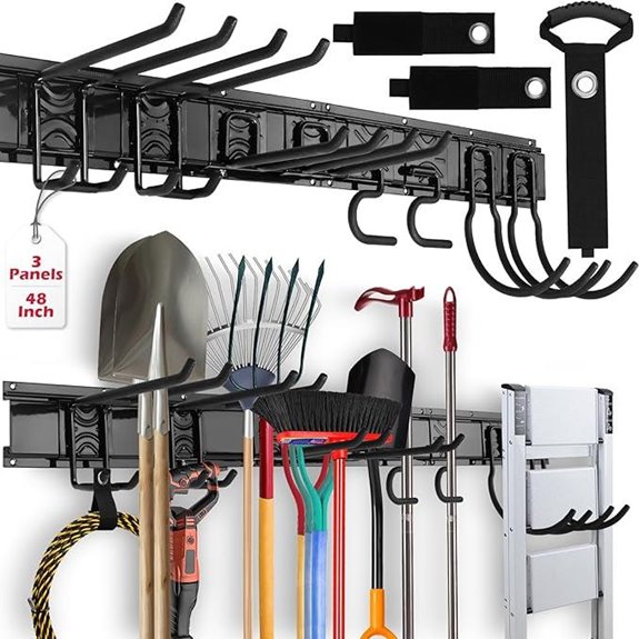 SEDY Heavy Duty Garage Wall Organizer with Hooks