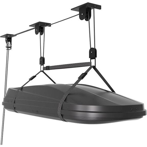 Heavy-Duty Garage Ceiling Cargo Pulley System