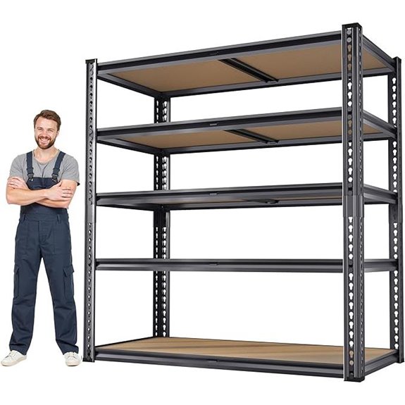 Heavy Duty 72 Garage Storage Shelving Unit