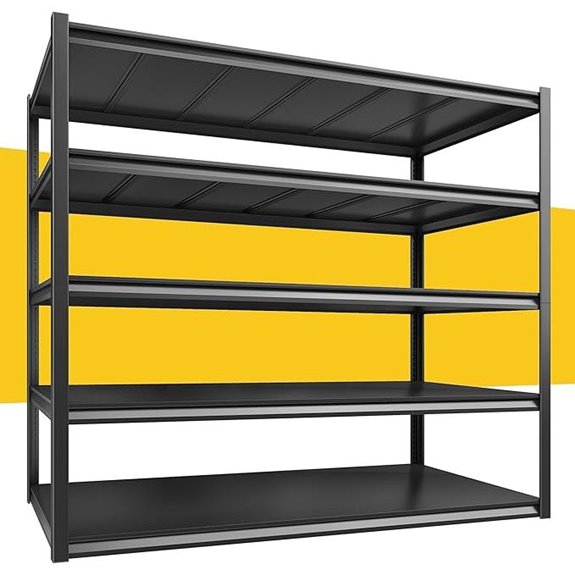 REIBII 48.2 Metal Garage Shelving 3000LBS Capacity