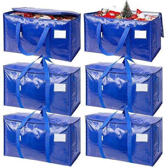 TICONN 6 Pack Heavy-Duty Large Moving Bags