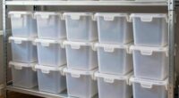 heavy duty plastic storage bins