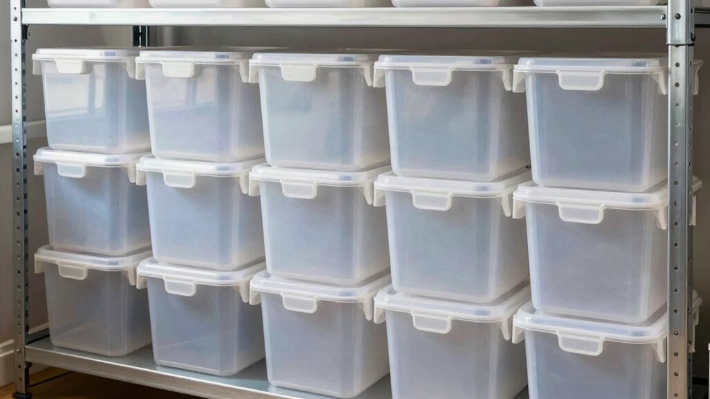 heavy duty plastic storage bins