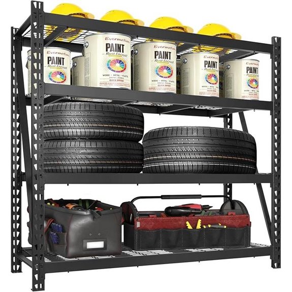 BILT HARD 72 Heavy Duty Steel Garage Shelving Units