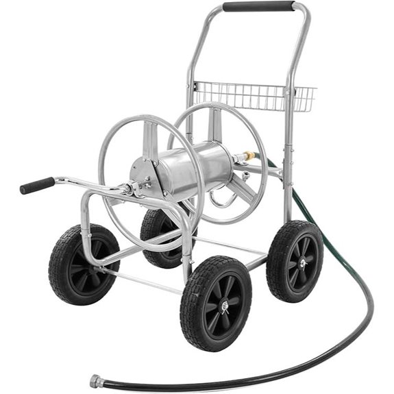 VEVOR Hose Reel Cart 300 ft Heavy Duty Steel