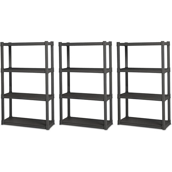Sterilite 3-Pack Heavy-Duty Storage Shelving Units