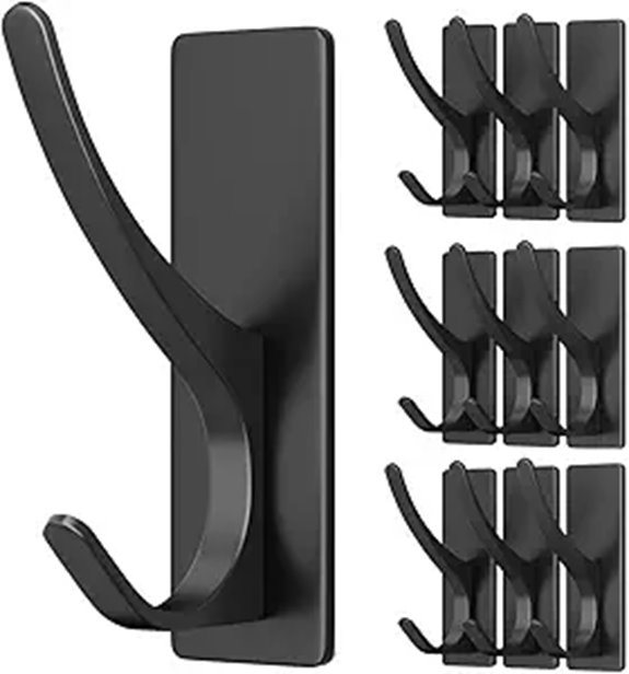 Pickpiff Heavy Duty Adhesive Wall Hooks (10 Pack)
