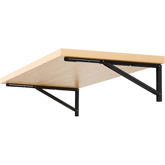 Heavy-Duty Folding Workbench 1000lbs Capacity Wall Mount