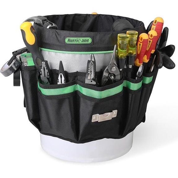 HURRICANE 5-Gallon Bucket Tool Organizer with Pockets