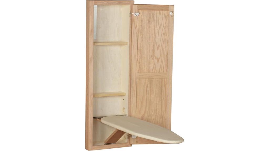 in wall ironing board cabinet