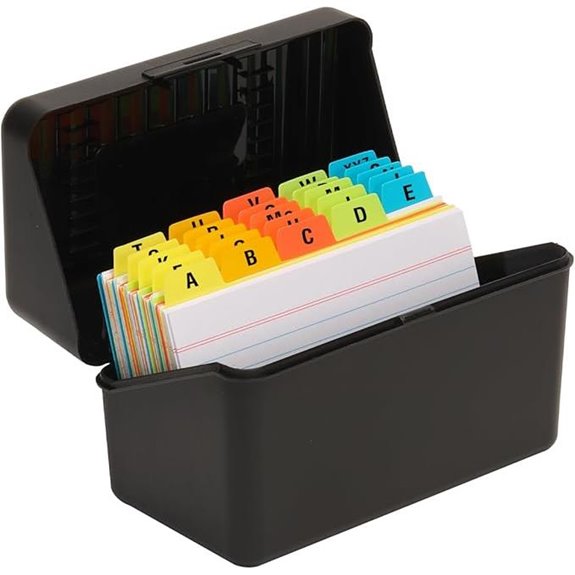 H4D Index Card Holder Set with Dividers
