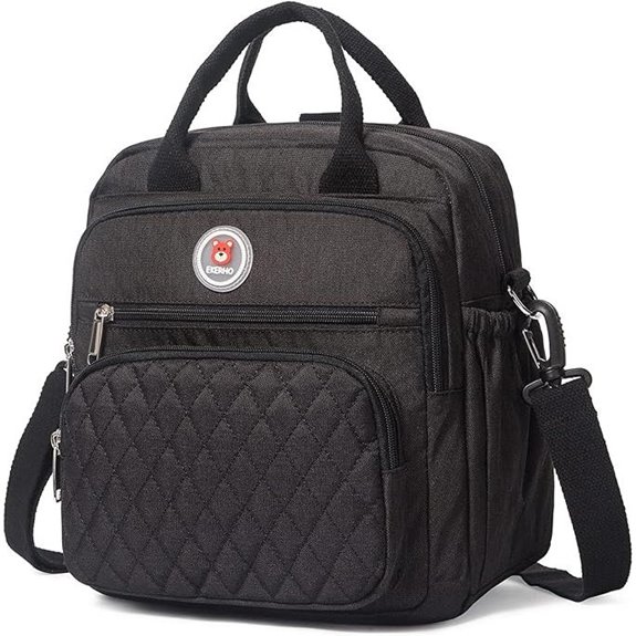 Insulated Lunch Bag Backpack with Side Pockets