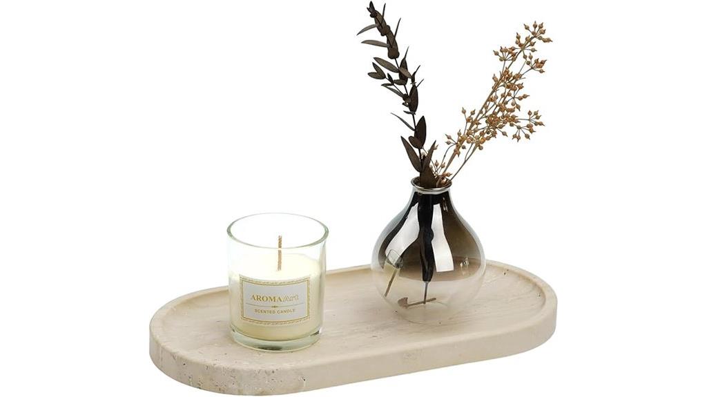 italian koville travertine tray