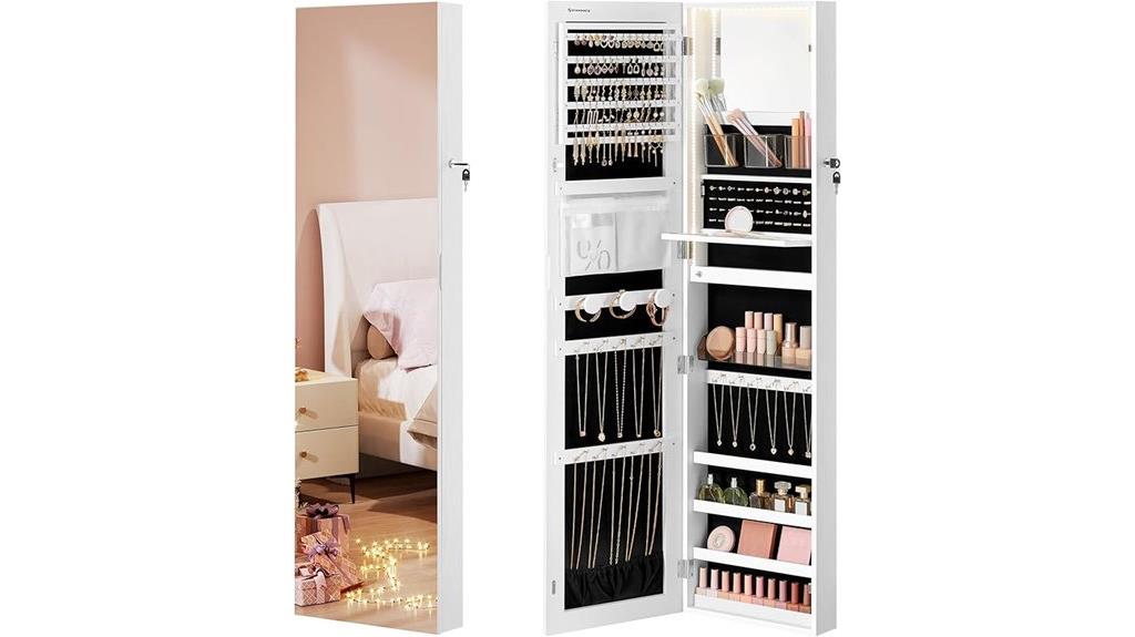 jewelry cabinet with light