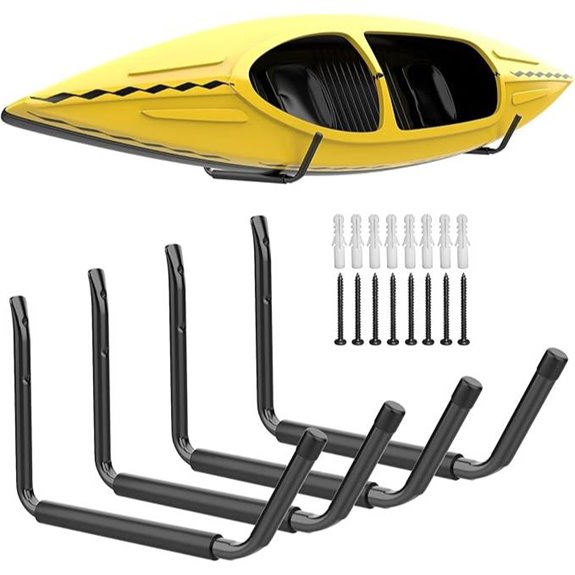 WALMANN Kayak Wall Mount Storage Hooks