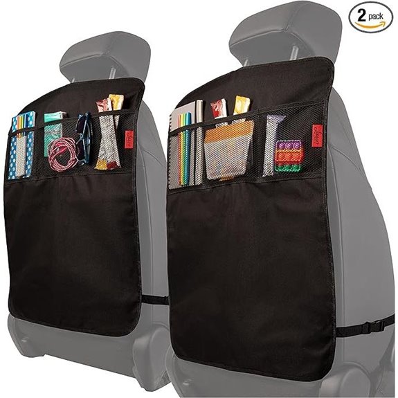 Lusso Gear Kids Car Seat Organizer & Kick Mat