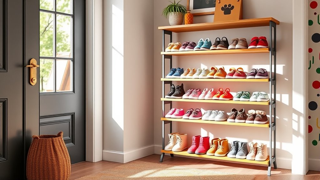 kids shoe rack considerations