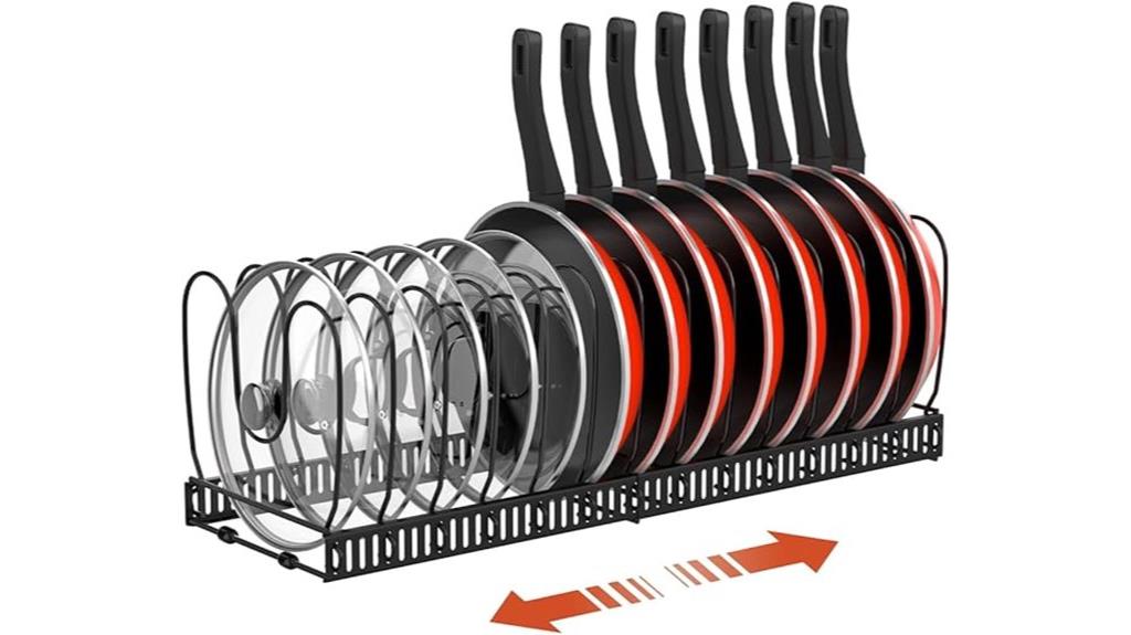 kitchen cabinet pot organizer