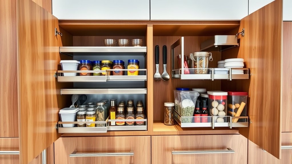 kitchen cabinet space maximization