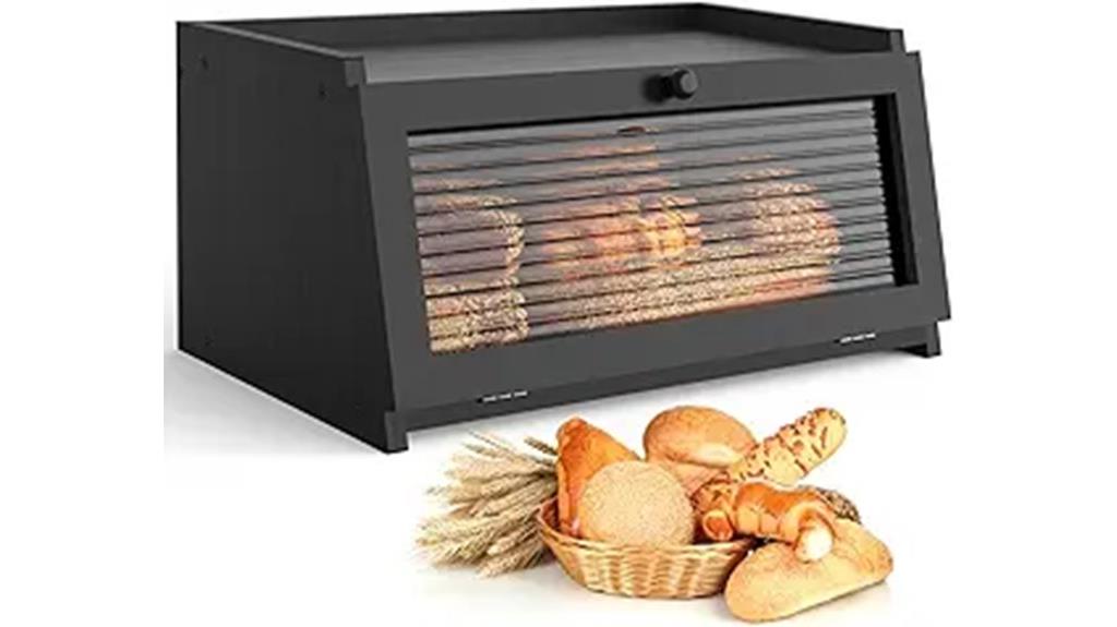 kitchen counter bread box