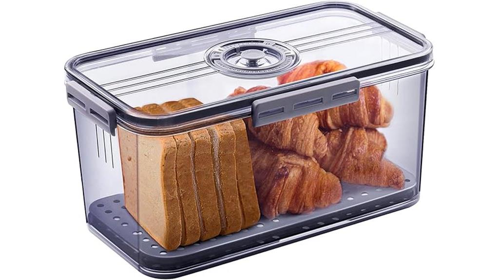 kitchen counter bread storage