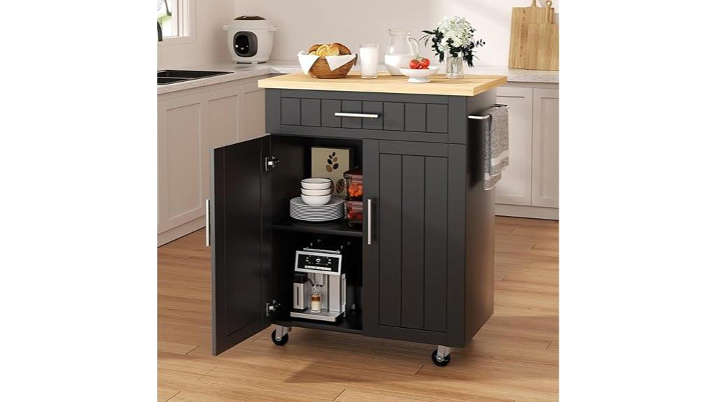 kitchen island with storage